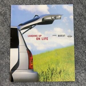 2000 Nissan‎ Quest Brochure Original Car Sales Catalog Minivan SE GLE XE